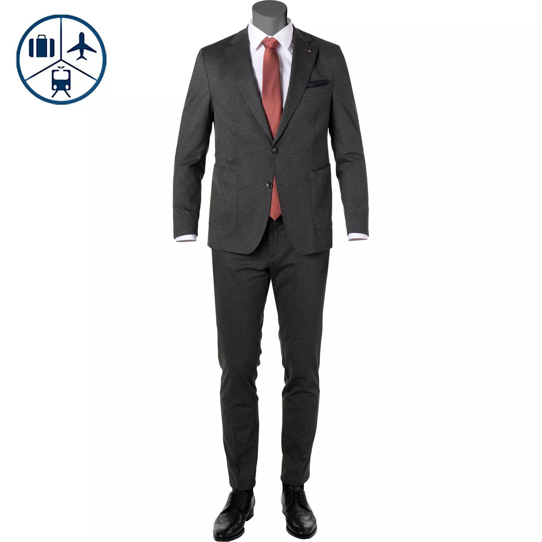 Carl Gross Anzug 00-073J0/325112+339623/82 Jersey, Grau 3 Carl Gross Anzug 00-073J0/325112+339623/82 Jersey, Grau