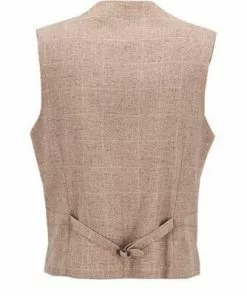 CG Weste Paddy 15-004S3/242340/22 Slim Fit, Baumwolle, Sand kariert, Sand -Anzüge & Westen Geschäft 384197 norm2