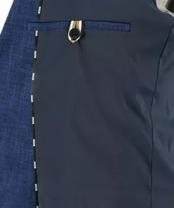 BOSS Anzug Jasper/Leon 50469527+9508/404 Regular Fit, Wolle-Leinen, Dunkelblau meliert, Dunkelblau -Anzüge & Westen Geschäft 384604 norm5