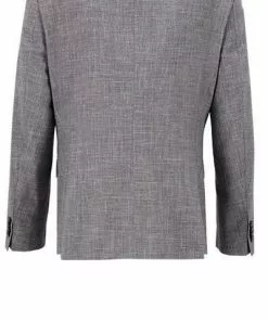 BOSS Anzug Jasper/Leon 50469527+9508/030 Regular Fit, Wolle-Leinen, Mittelgrau meliert, Mittelgrau -Anzüge & Westen Geschäft 384605 norm3