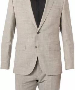BOSS Anzug Jasper/Leon 50469527+9508/271 Regular Fit, Wolle-Leinen, Sand meliert, Sand -Anzüge & Westen Geschäft 384606 norm2