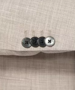 BOSS Anzug Jasper/Leon 50469527+9508/271 Regular Fit, Wolle-Leinen, Sand meliert, Sand -Anzüge & Westen Geschäft 384606 norm4