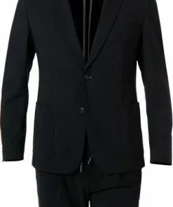 BOSS Anzug Hanry/Perin 50468847+8848/001 Anzug Hanry-Perin, Slim Fit, MIkrofaser-Stretch, Schwarz -Anzüge & Westen Geschäft 384617 norm2