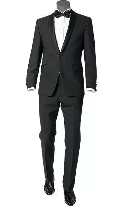 Wilvorst Smoking Diego Slimline 401201/01/50/622 Slim Line, Schurwolle, Schwarz gestreift 3 Wilvorst Smoking Diego Slimline 401201/01/50/622 Slim Line, Schurwolle, Schwarz gestreift