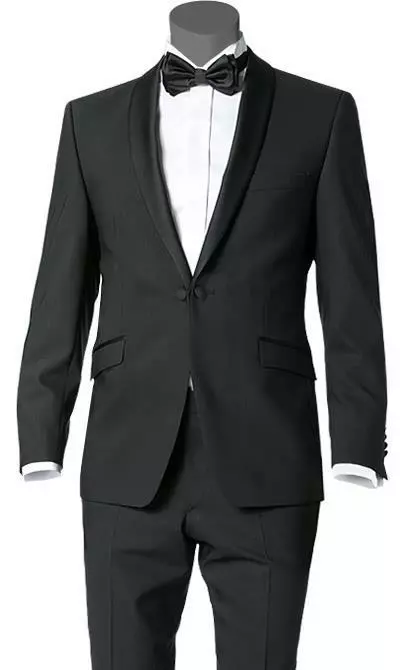 Wilvorst Smoking Diego Slimline 401201/01/50/622 Slim Line, Schurwolle, Schwarz gestreift 4 Wilvorst Smoking Diego Slimline 401201/01/50/622 Slim Line, Schurwolle, Schwarz gestreift – Bild 2