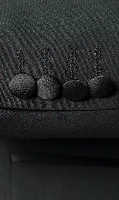 Wilvorst Smoking Diego Slimline 401201/01/50/622 Slim Line, Schurwolle, Schwarz gestreift 6 Wilvorst Smoking Diego Slimline 401201/01/50/622 Slim Line, Schurwolle, Schwarz gestreift – Bild 4