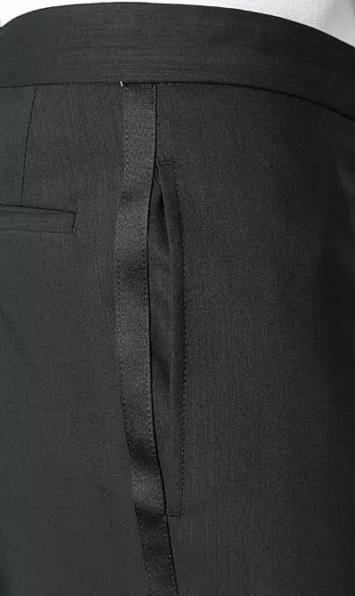 Wilvorst Smoking Diego Slimline 401201/01/50/622 Slim Line, Schurwolle, Schwarz gestreift 9 Wilvorst Smoking Diego Slimline 401201/01/50/622 Slim Line, Schurwolle, Schwarz gestreift – Bild 7