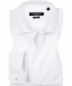 CasaModa Evening Kent UMA 005335/0 Hemd, Comfort Fit, Popeline, Weiß