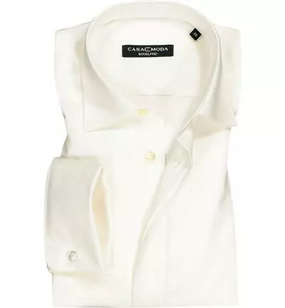 CasaModa Evening Kent UMA 005335/62 Hemd, Comfort Fit, Popeline geruchshemmend, Offwhite, Creme 4 CasaModa Evening Kent UMA 005335/62 Hemd, Comfort Fit, Popeline geruchshemmend, Offwhite, Creme – Bild 2