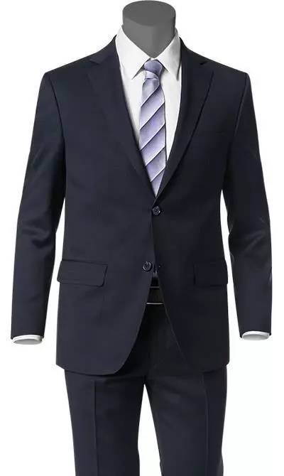 Daniel Hechter M&M Anzug 58010/7951+5642/30 Regular Fit, Schurwolle, Dunkelblau, Marine 4 Daniel Hechter M&M Anzug 58010/7951+5642/30 Regular Fit, Schurwolle, Dunkelblau, Marine – Bild 2