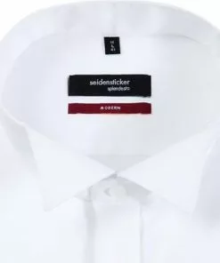 Seidensticker Modern Kläppchen UMA 001035/01 Hemd, Modern Fit, Popeline, Weiß -Anzüge & Westen Geschäft 85265 norm2