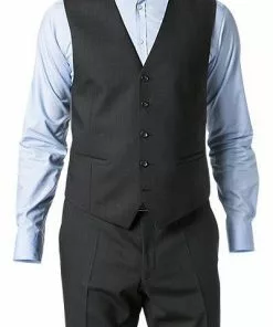 Carl Gross Weste 57/0039/1000/Till/83 Schurwolle, Anthrazit meliert, Anthrazit