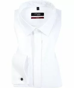 Seidensticker Modern Kent UMA 001034/01 Hemd, Modern Fit, Popeline, Weiß -Anzüge & Westen Geschäft 89587 norm