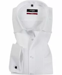 Seidensticker Modern Kent UMA 001007/01 Hemd, Modern Fit, Popeline, Weiß -Anzüge & Westen Geschäft 90088 norm