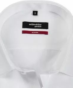 Seidensticker Modern Kent UMA 001007/01 Hemd, Modern Fit, Popeline, Weiß -Anzüge & Westen Geschäft 90088 norm2