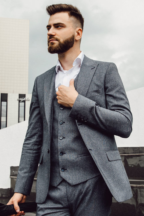 Anzüge & Westen Geschäft -Anzüge & Westen Geschäft Anzug mit weste